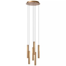 GRIFFITH piekaramā lampa Ø38 cm LED 6 x 6W CCT bronzas krāsā (Lucide)