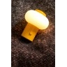 GUSTAV Uzlādējama galda lampa Ø8 cm LED dim 1x0,8W 2700K dzeltena (Lucide)