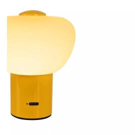 GUSTAV pārnēsājama galda lampa LED 0,8W 2700K, dzeltena (Lucide)