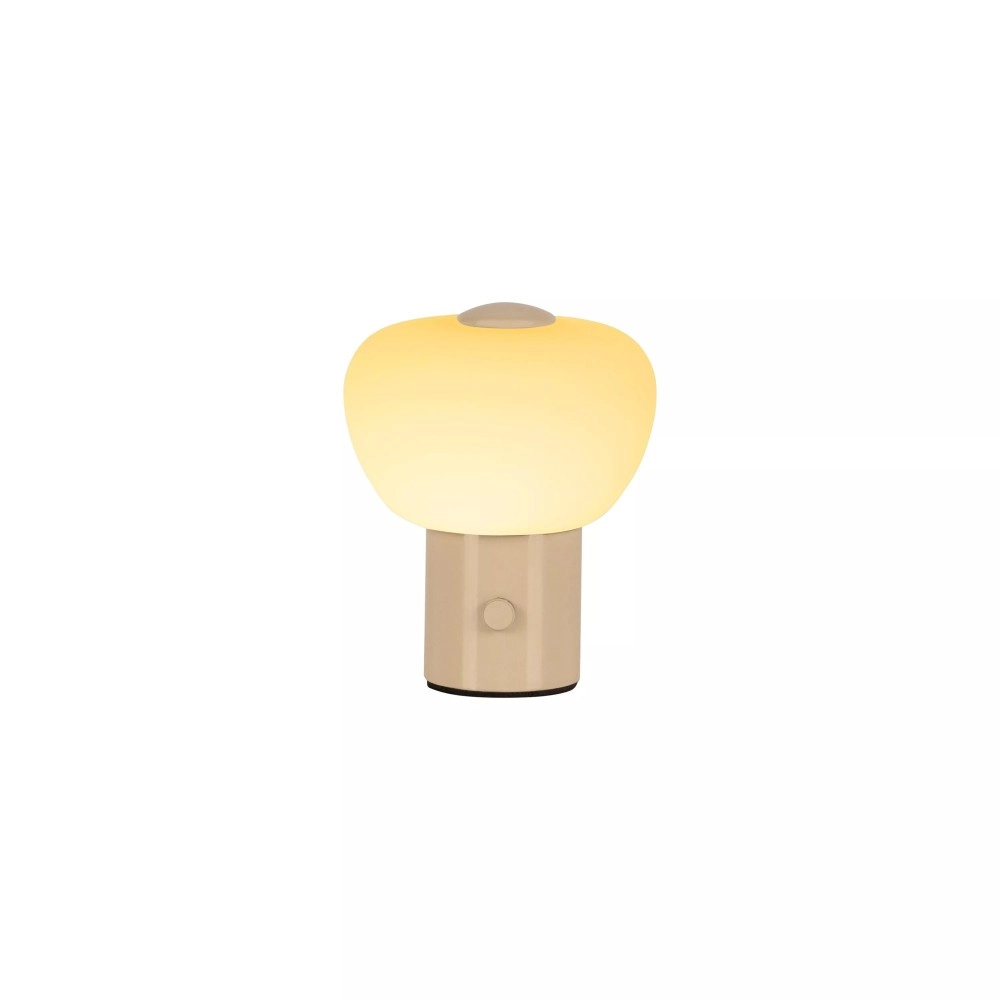 GUSTAV pārnēsājama galda lampa LED 0,8W 2700K, krēmkrāsas (Lucide)