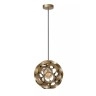 HANNELORE piekaramā lampa Ø 30 cm 1xE27 matēta zelta / misiņa tonī (Lucide)