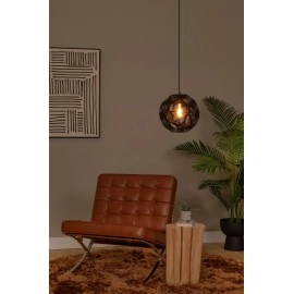 HANNELORE piekaramā lampa Ø 30 cm 1xE27 melna (Lucide)