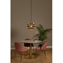 HANNELORE piekaramā lampa Ø 40 cm 1xE27 matēta zelta / misiņa tonī (Lucide)