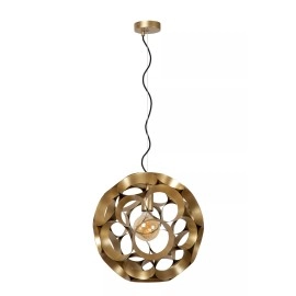 HANNELORE piekaramā lampa Ø 40 cm 1xE27 matēta zelta / misiņa tonī (Lucide)