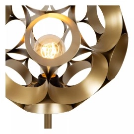 HANNELORE stāvlampa Ø30 1 x 60 W E27 matēta zelta/misiņa (Lucide)