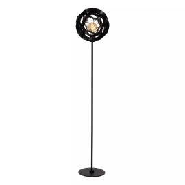 HANNELORE stāvlampa Ø30 1 x 60 W E27 melna (Lucide)