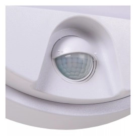 HUPS IR āra sienas lampa 1x10W Integrated LED IP54 balta (Lucide)