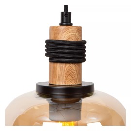 Piekarama lampa ILONA 3xE27 40W dzintara (Lucide)