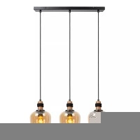 Piekarama lampa ILONA 3xE27 40W dzintara (Lucide)