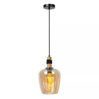 ILONA piekarama lampa Ø22 cm 1xE27 dzintara (Lucide)