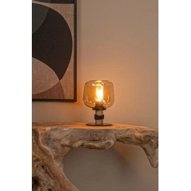 Galda lampa ILONA Ø18 1xE27 40W dzintara (Lucide)