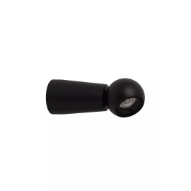 IPSOS vannas istabas sienas lampa LED 6W 2700K IP54 melna (Lucide)