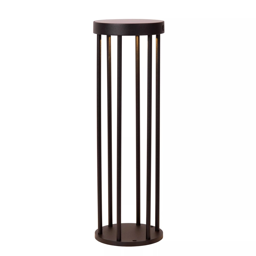 JACKSON saules āra stabiņa lampa Ø16 cm H50 LED 2 W 3000K IP65 melna (Lucide)