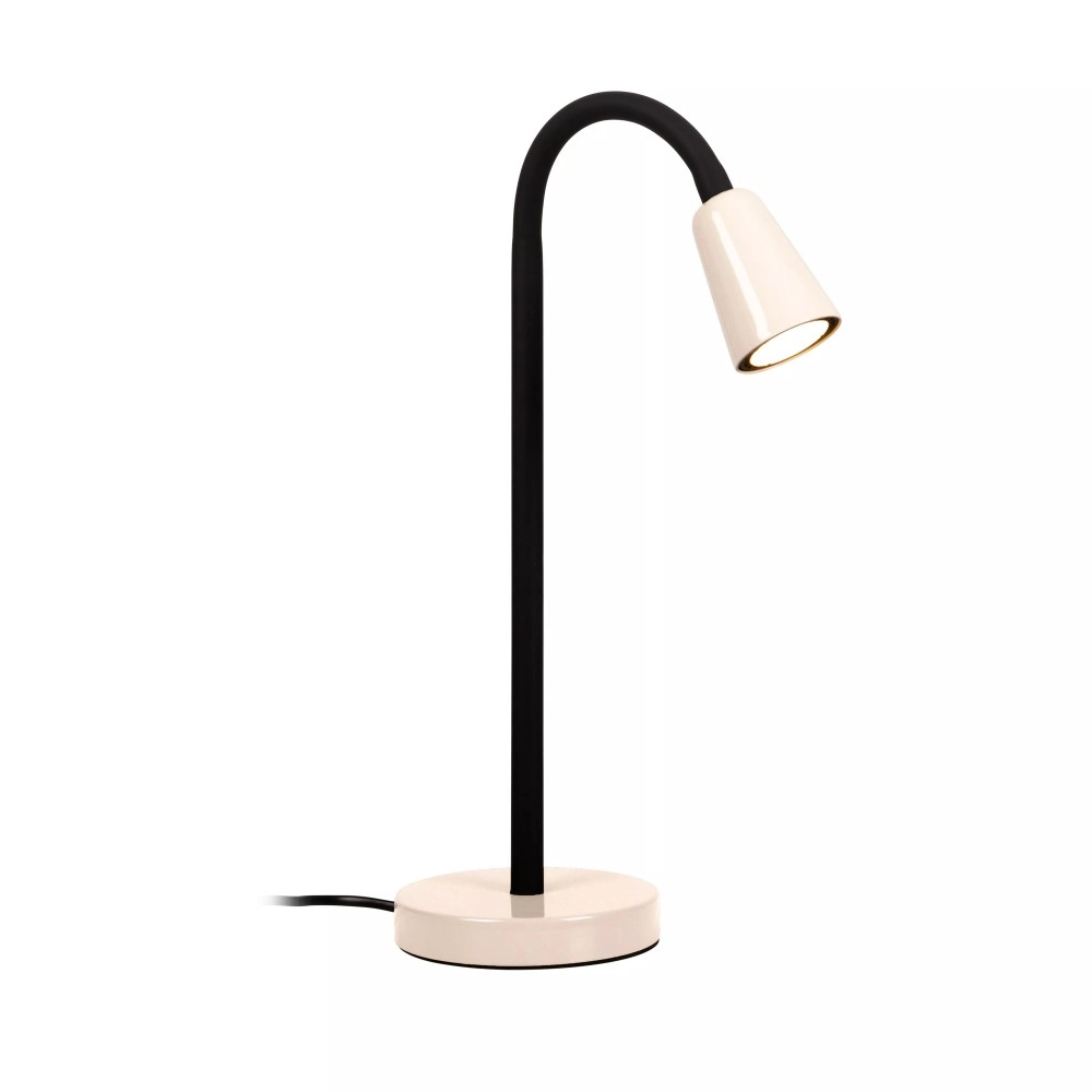 JASPER galda lampa 1xGU10 krēmkrāsas/melna (Lucide)