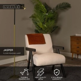 JASPER stāvlampa lasīšanai 1xGU10, zaļa (Lucide)