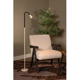 JASPER stāvlampa lasīšanai 1xGU10, krēmkrāsas (Lucide)