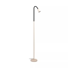 JASPER stāvlampa lasīšanai 1xGU10, krēmkrāsas (Lucide)