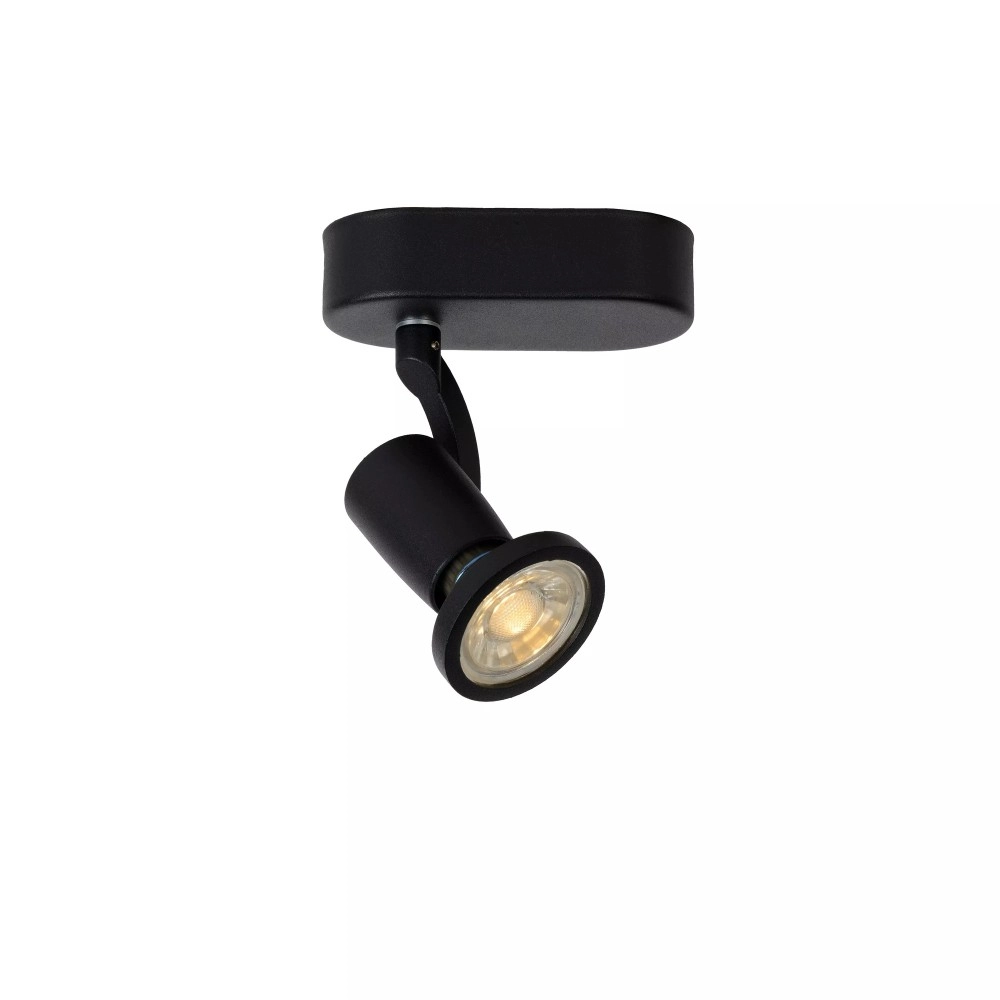 JASTER-LED griestu prožektors 11.7×6 cm 1 x 5 W GU10 2700K melns (Lucide)