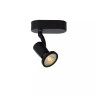 JASTER-LED griestu prožektors 11.7×6 cm 1 x 5 W GU10 2700K melns (Lucide)