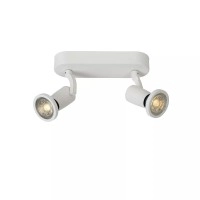 JASTER-LED griestu prožektors 19.8×6 cm 2 x 5 W GU10 2700K balts (Lucide)