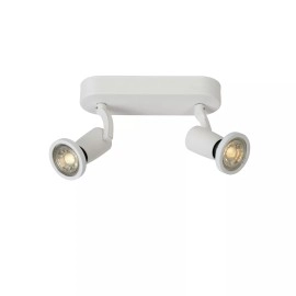 JASTER-LED griestu prožektors 19.8×6 cm 2 x 5 W GU10 2700K balts (Lucide)