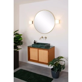 JELTE vannas istabas sienas lampa 1x33W G9 IP44 melna (Lucide)