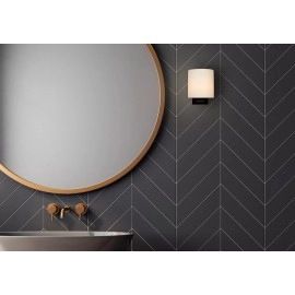 JELTE vannas istabas sienas lampa 1x33W G9 IP44 melna (Lucide)