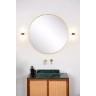 JESSE vannas istabas sienas lampa 2x33W G9 IP44 melna (Lucide)