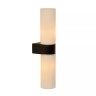 JESSE vannas istabas sienas lampa 2x33W G9 IP44 melna (Lucide)