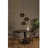JESSICA piekaramā lampa 3x60 W E27 Ø35.5 cm melna (Lucide)