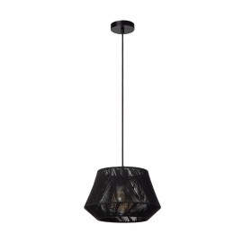 JESSICA piekaramā lampa 1x60 W E27 Ø30 cm melna (Lucide)