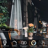 JIVE uzlādējama āra galda lampa LED 1×3W balta (Lucide)