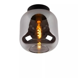 JOANET plafons 1xE27 dūmu pelēks