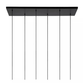 JOANET piekaramā lampa 6xE27 dūmu pelēka