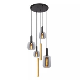 JOANET piekaramā lampa 4xE27 misiņa tonī