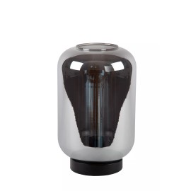 JOANET galda lampa 1xE27 dūmu pelēka