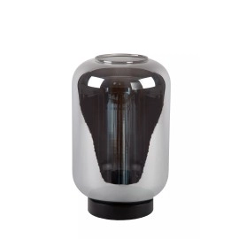 JOANET galda lampa 1xE27 dūmu pelēka