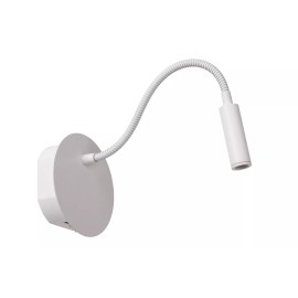 JOLIJN uzlādējams magnētisks gultas/sienas gaismeklis Ø11 cm balts (Lucide)