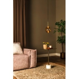 Piekarama lampa JOSIANE Ø18 cm 1xG9 40W dzintara (Lucide)