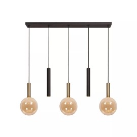 Piekarama lampa JOSIANE 3xG9 40W dzintara (Lucide)