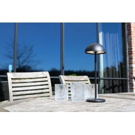 JOY uzlādējama āra galda lampa LED 1x1.5W melna (Lucide)