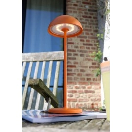JOY uzlādējama āra galda lampa LED 1x1.5W oranža (Lucide)