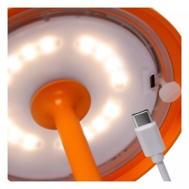 JOY uzlādējama āra galda lampa LED 1x1.5W oranža (Lucide)