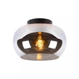 JUDI griestu lampa 1 x 40 W E27 dūmu pelēka (Lucide)