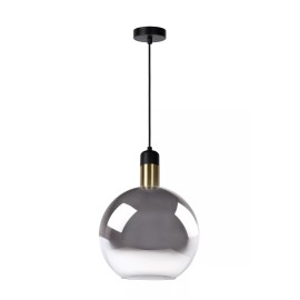 JULIUS piekaramā lampa Ø 28 cm, 1xE27, dūmakaini pelēka (Lucide)