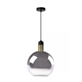 JULIUS piekaramā lampa Ø 28 cm, 1xE27, dūmakaini pelēka (Lucide)