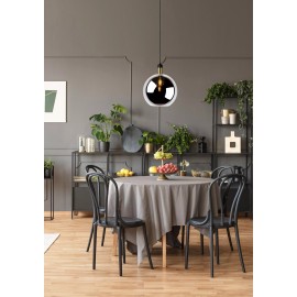 JULIUS piekaramā lampa Ø 40 cm, 1xE27, dūmakaini pelēka (Lucide)