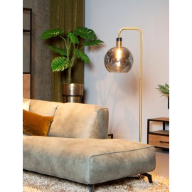 JULIUS stāvlampa Ø 28 cm, 1xE27, dūmakaini pelēka (Lucide)