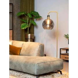 JULIUS stāvlampa Ø 28 cm, 1xE27, dūmakaini pelēka (Lucide)