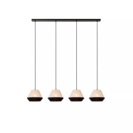 KALA piekaramā lampa 4xE14 taupe (Lucide)